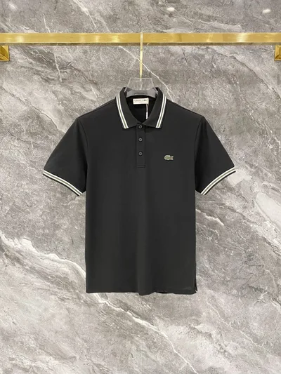 LACOSTE P90 Fit Polo Shirt with Contrast Collar