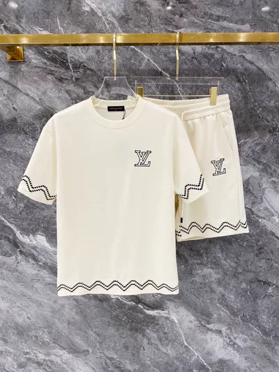 LV Louis Vuitton 2026SS Spring/Summer Casual Short Sleeve Shorts Set